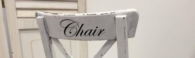Chair sticker