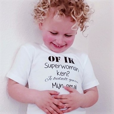 Bedrukt Textiel Liefste Mama & Oma shirtje rompertje moederdag baby kind