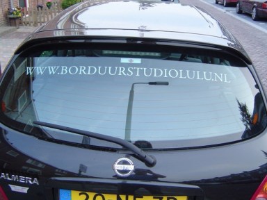 Bedrijfsnamen sticker stickers voor je bedrijf ramen auto etalage logo binnen en buiten eigen ontwerp 