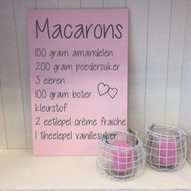 Keuken muursticker Macarones