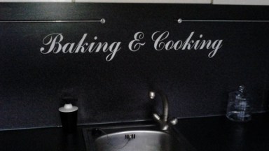 Baking & cooking muursticker