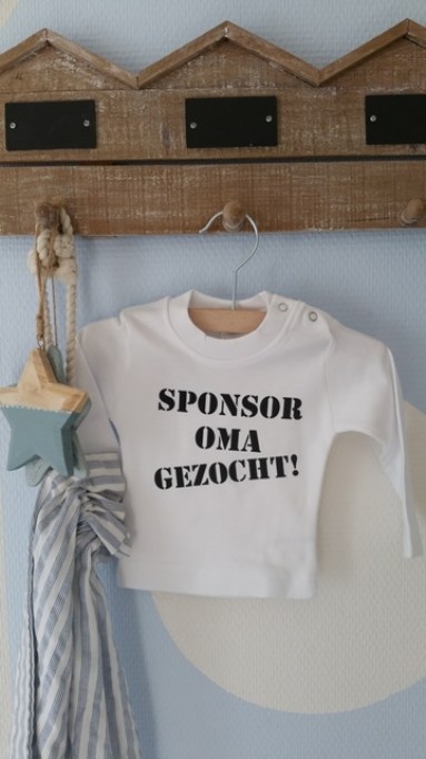 Shirtje, tekst, oma, sponsor