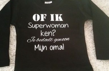 Sweater Of ik superwoman ken? Je bedoelt gewoon mijn oma