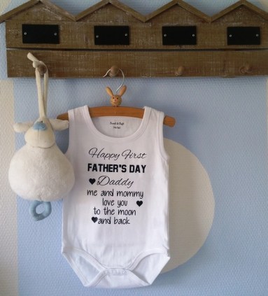 Romper Happy first father's Day