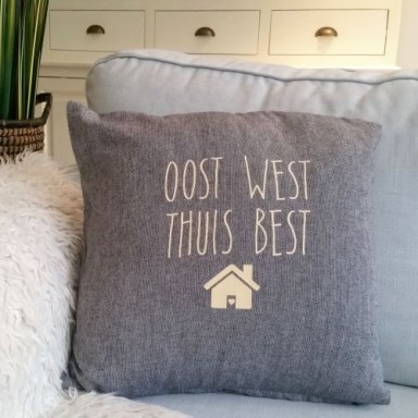 Kussenhoes Oost west thuis best