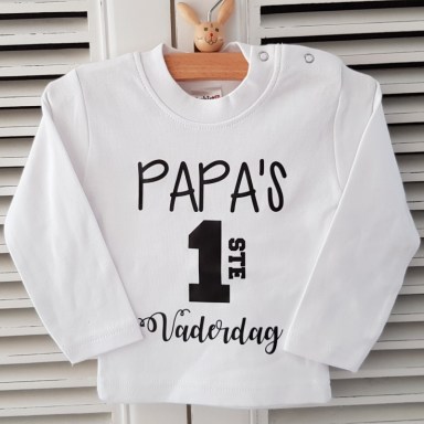  Shirtje, vaderdag, tekst, papa, eerste