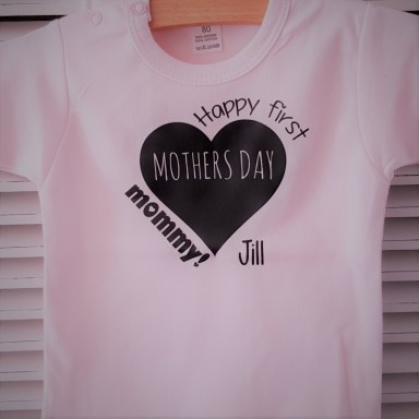  Shirtje happy first mothers day mommy