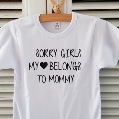 Romper sorry girls, my heart belongs to mommy