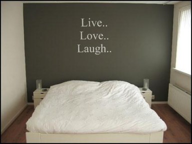 sticker Live Laugh Love