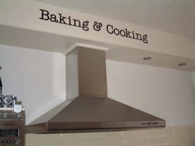 Baking sticker