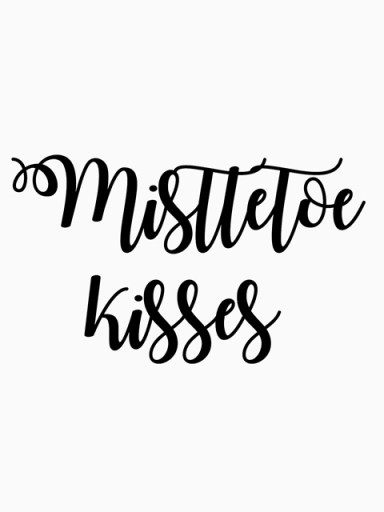  Missletoe Kisses sticker