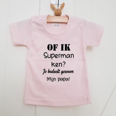 roze, shirt, superman, bedoelt, gewoon, mijn, papa