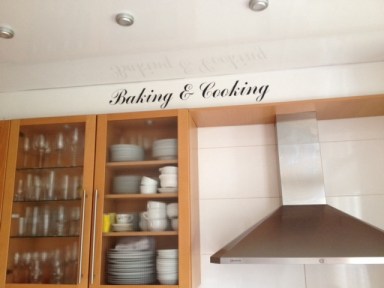 Baking & cooking muursticker