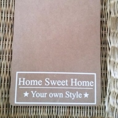  Logosticker Home sweet Home your own style